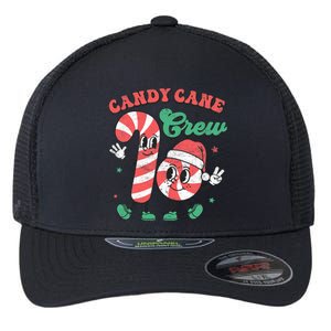 Candy Cane Crew Christmas Xmas Love Candy Flexfit Unipanel Trucker Cap