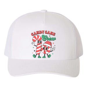 Candy Cane Crew Christmas Xmas Love Candy Yupoong Adult 5-Panel Trucker Hat