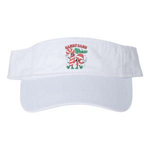 Candy Cane Crew Christmas Xmas Love Candy Valucap Bio-Washed Visor