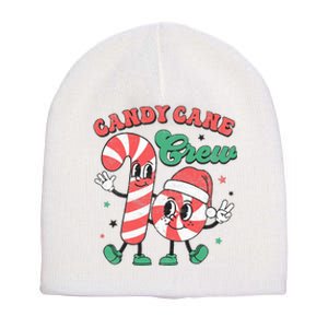 Candy Cane Crew Christmas Xmas Love Candy Short Acrylic Beanie