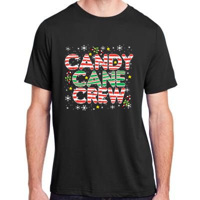 Candy Cane Crew Christmas Squad Matching Family Friends Kids Adult ChromaSoft Performance T-Shirt