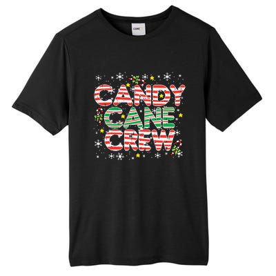 Candy Cane Crew Christmas Squad Matching Family Friends Kids Tall Fusion ChromaSoft Performance T-Shirt