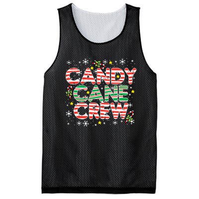 Candy Cane Crew Christmas Squad Matching Family Friends Kids Mesh Reversible Basketball Jersey Tank