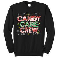 Candy Cane Crew Christmas Squad Matching Family Friends Kids Tall Sweatshirt