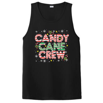 Candy Cane Crew Christmas Squad Matching Family Friends Kids PosiCharge Competitor Tank