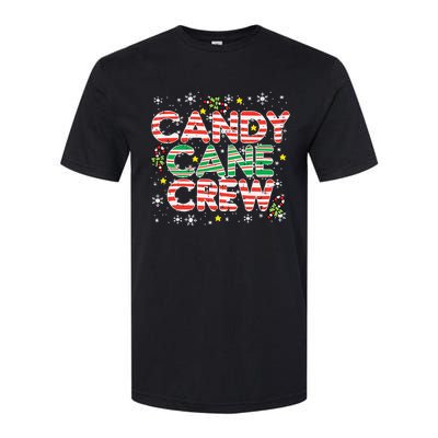 Candy Cane Crew Christmas Squad Matching Family Friends Kids Softstyle CVC T-Shirt