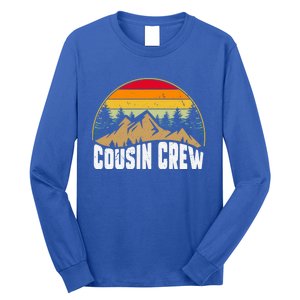 Cousin Camping Crew Road Trip Outdoor Adventure Camping Cute Gift Long Sleeve Shirt