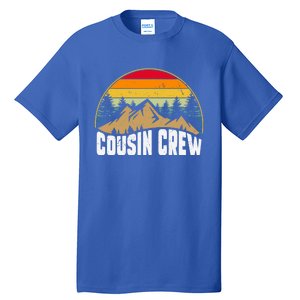 Cousin Camping Crew Road Trip Outdoor Adventure Camping Cute Gift Tall T-Shirt