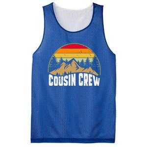 Cousin Camping Crew Road Trip Outdoor Adventure Camping Cute Gift Mesh Reversible Basketball Jersey Tank