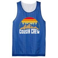 Cousin Camping Crew Road Trip Outdoor Adventure Camping Cute Gift Mesh Reversible Basketball Jersey Tank