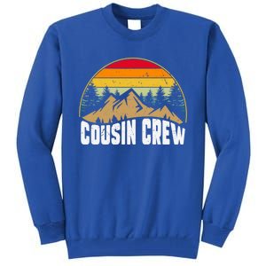 Cousin Camping Crew Road Trip Outdoor Adventure Camping Cute Gift Tall Sweatshirt