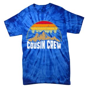 Cousin Camping Crew Road Trip Outdoor Adventure Camping Cute Gift Tie-Dye T-Shirt