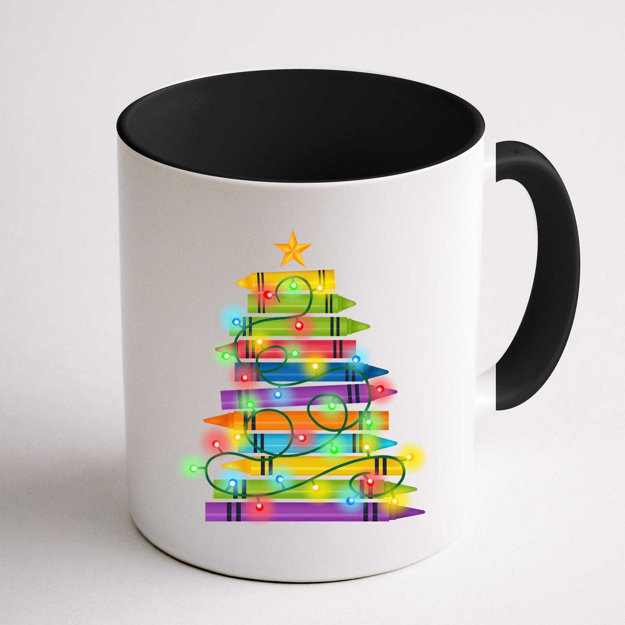 Christmas Colorful Crayons Holiday Mug