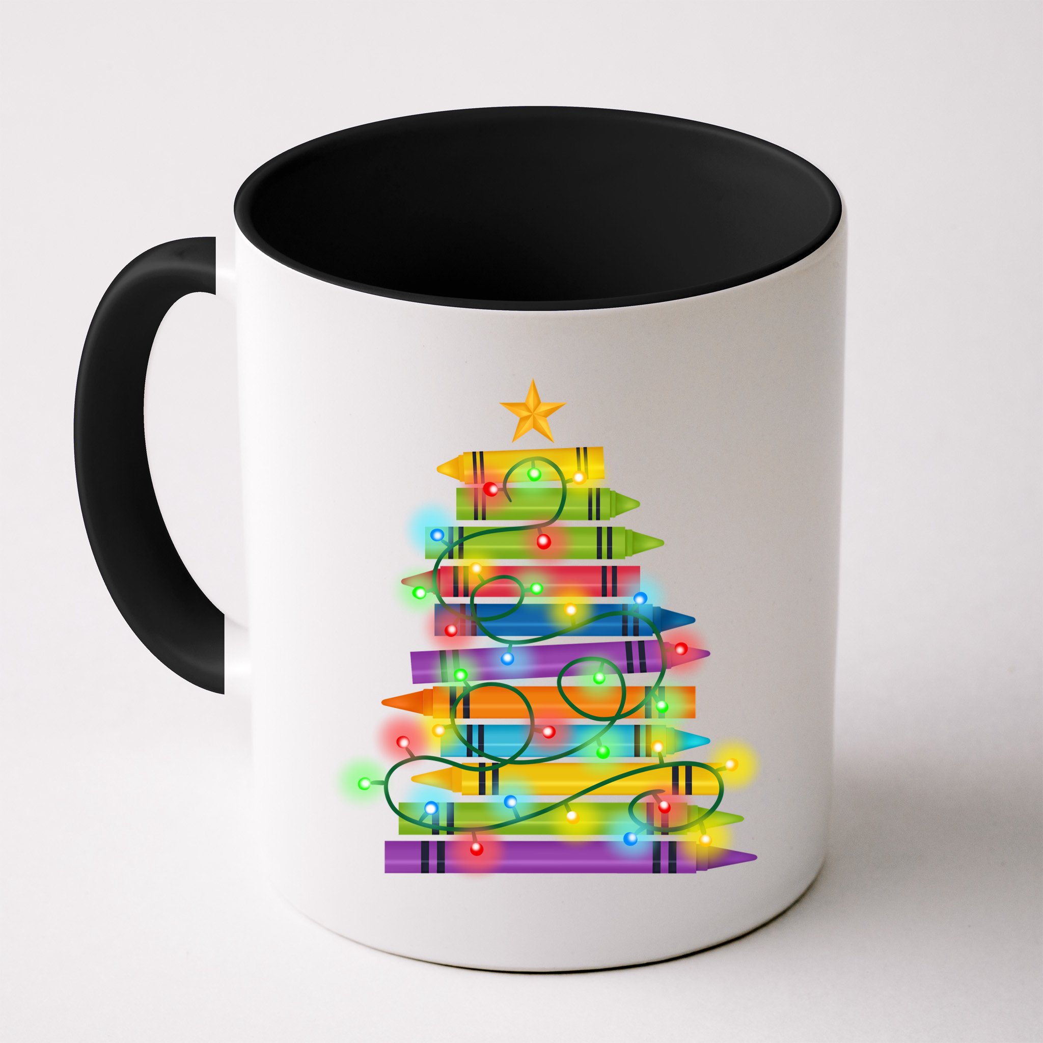 Christmas Colorful Crayons Holiday Mug
