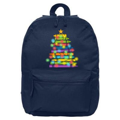 Christmas Colorful Crayons Holiday 16 in Basic Backpack