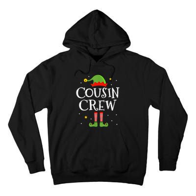 Christmas cousin crew with elf costume for family xmas Tall Hoodie