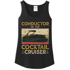 Conductor Cocktail Cruiser Pontooning Pontoon Boat Captain Ladies Essential Tank