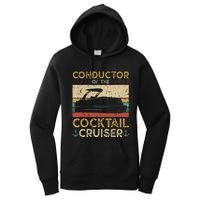 Conductor Cocktail Cruiser Pontooning Pontoon Boat Captain Women's Pullover Hoodie