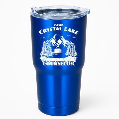 Camp Camping Crystal Lake Counselor Vintage Horror Lover Gift Tumbler