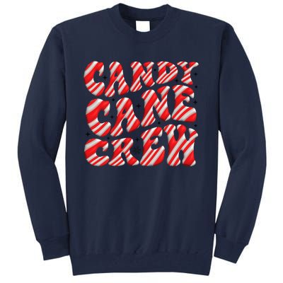 Candy Cane Crew Funny Christmas Candy Cane Lover Xmas Pajama Tall Sweatshirt