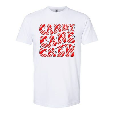 Candy Cane Crew Funny Christmas Candy Cane Lover Xmas Pajama Softstyle CVC T-Shirt