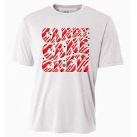 Candy Cane Crew Funny Christmas Candy Cane Lover Xmas Pajama Cooling Performance Crew T-Shirt