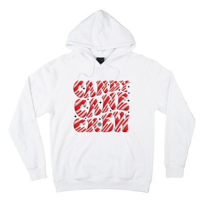 Candy Cane Crew Funny Christmas Candy Cane Lover Xmas Pajama Hoodie