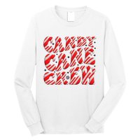 Candy Cane Crew Funny Christmas Candy Cane Lover Xmas Pajama Long Sleeve Shirt