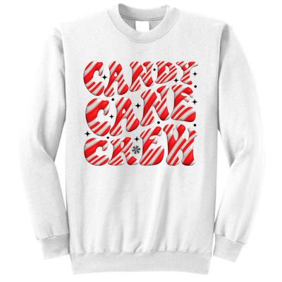 Candy Cane Crew Funny Christmas Candy Cane Lover Xmas Pajama Sweatshirt