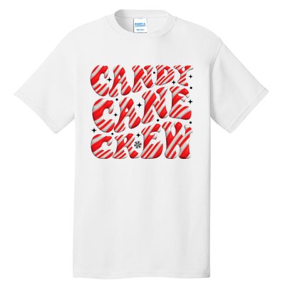 Candy Cane Crew Funny Christmas Candy Cane Lover Xmas Pajama Tall T-Shirt