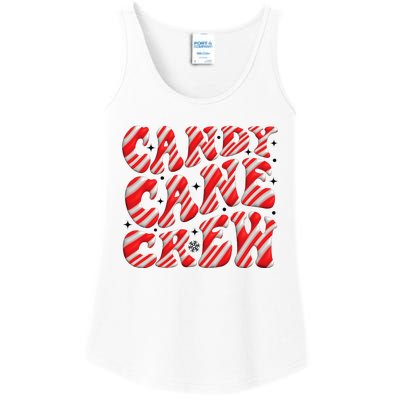 Candy Cane Crew Funny Christmas Candy Cane Lover Xmas Pajama Ladies Essential Tank