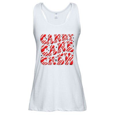 Candy Cane Crew Funny Christmas Candy Cane Lover Xmas Pajama Ladies Essential Flowy Tank