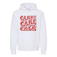 Candy Cane Crew Funny Christmas Candy Cane Lover Xmas Pajama Premium Hoodie