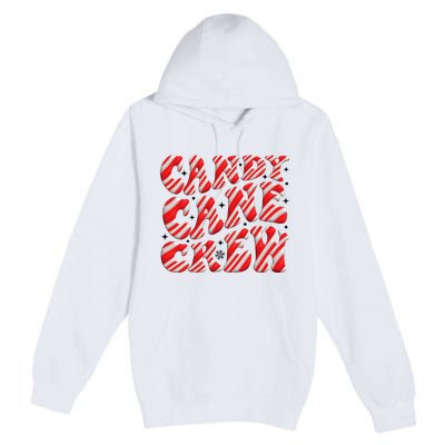 Candy Cane Crew Funny Christmas Candy Cane Lover Xmas Pajama Premium Pullover Hoodie