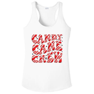 Candy Cane Crew Funny Christmas Candy Cane Lover Xmas Pajama Ladies PosiCharge Competitor Racerback Tank