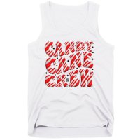 Candy Cane Crew Funny Christmas Candy Cane Lover Xmas Pajama Tank Top