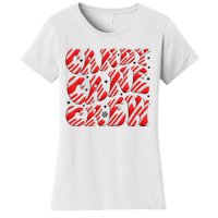 Candy Cane Crew Funny Christmas Candy Cane Lover Xmas Pajama Women's T-Shirt