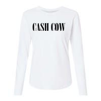 Cash Cow Womens Cotton Relaxed Long Sleeve T-Shirt