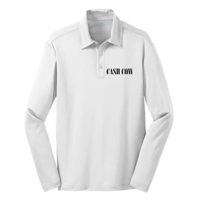 Cash Cow Silk Touch Performance Long Sleeve Polo