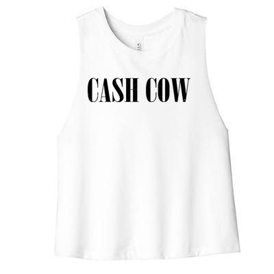 Cash Cow Women's Racerback Cropped Tank