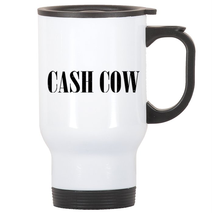 Cash Cow Stainless Steel Travel Mug