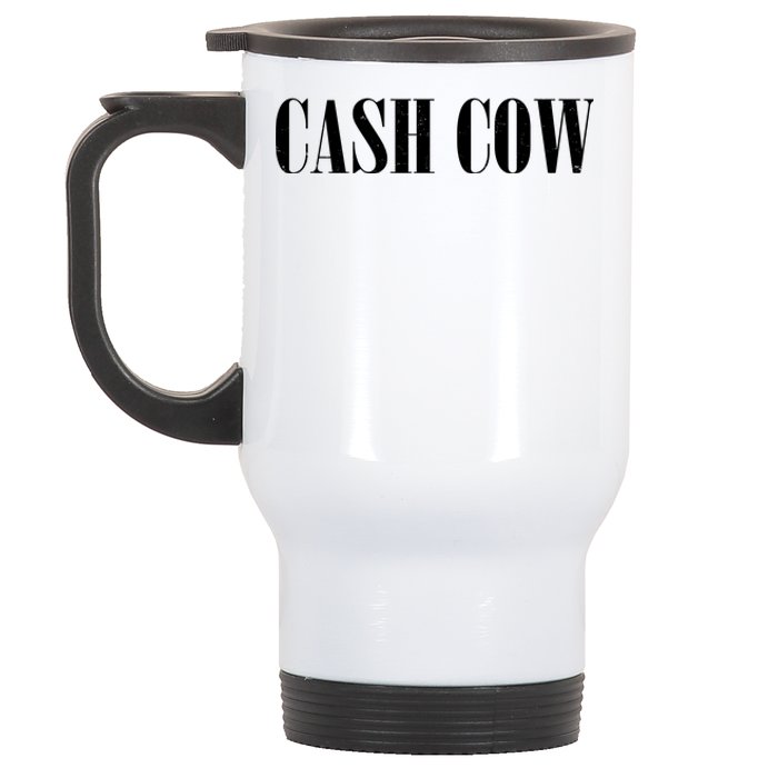 Cash Cow Stainless Steel Travel Mug