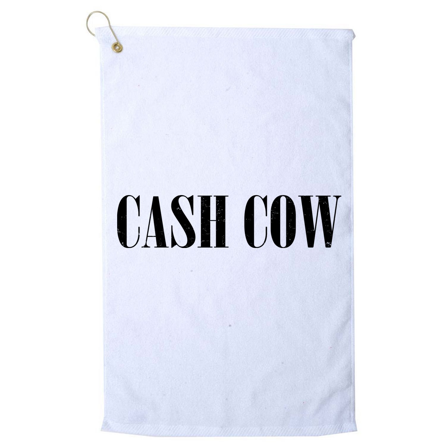 Cash Cow Golf Towel