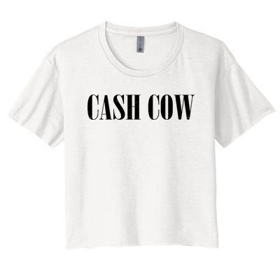 Cash Cow Women's Crop Top Tee