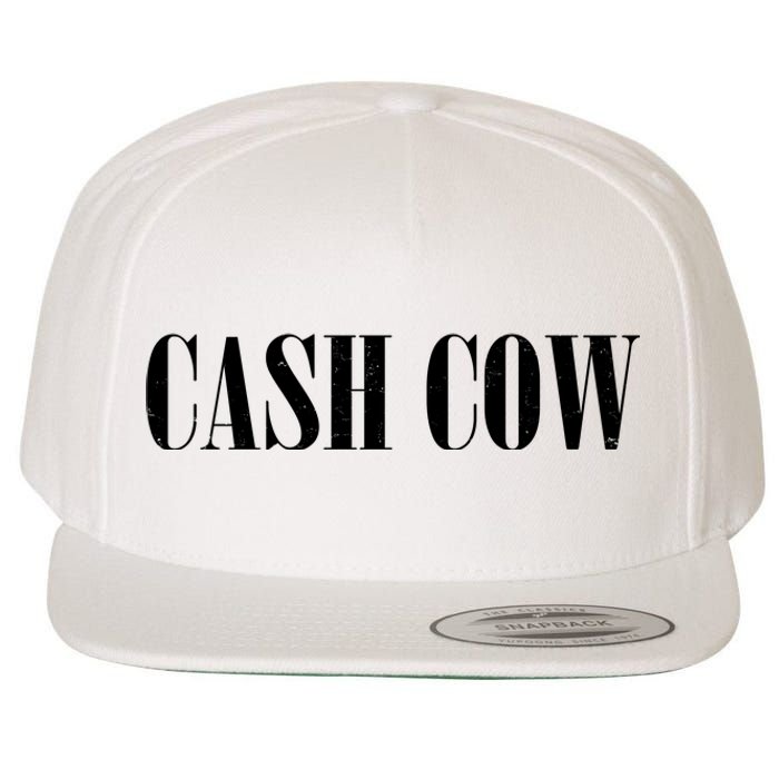 Cash Cow Wool Snapback Cap