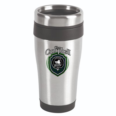 Campbell Clan Crest Scottish Clan Campbell Family Badge 16oz Travel Tumbler
