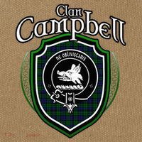 Campbell Clan Crest Scottish Clan Campbell Family Badge Cotton Canvas Backpack