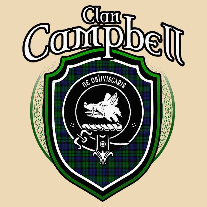 Campbell Clan Crest Scottish Clan Campbell Family Badge Bag