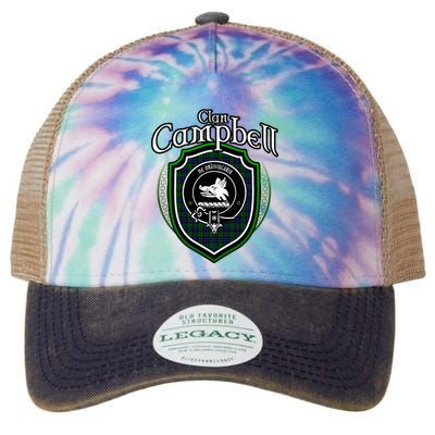Campbell Clan Crest Scottish Clan Campbell Family Badge Legacy Tie Dye Trucker Hat