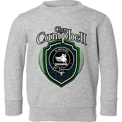 Campbell Clan Crest Scottish Clan Campbell Family Badge Toddler Sweatshirt